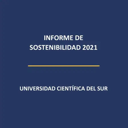 Reporte de Sostenibilidad 2021 - Universidad Científica del Sur